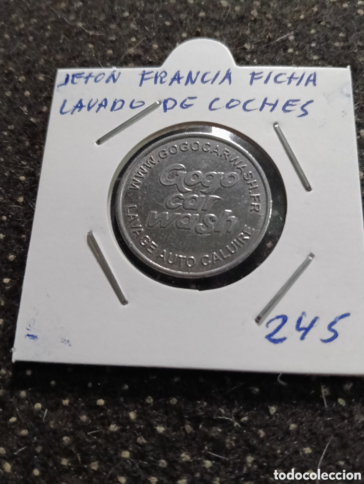 Monedas locales: Token o Jeton Francia ficha lavado de coches