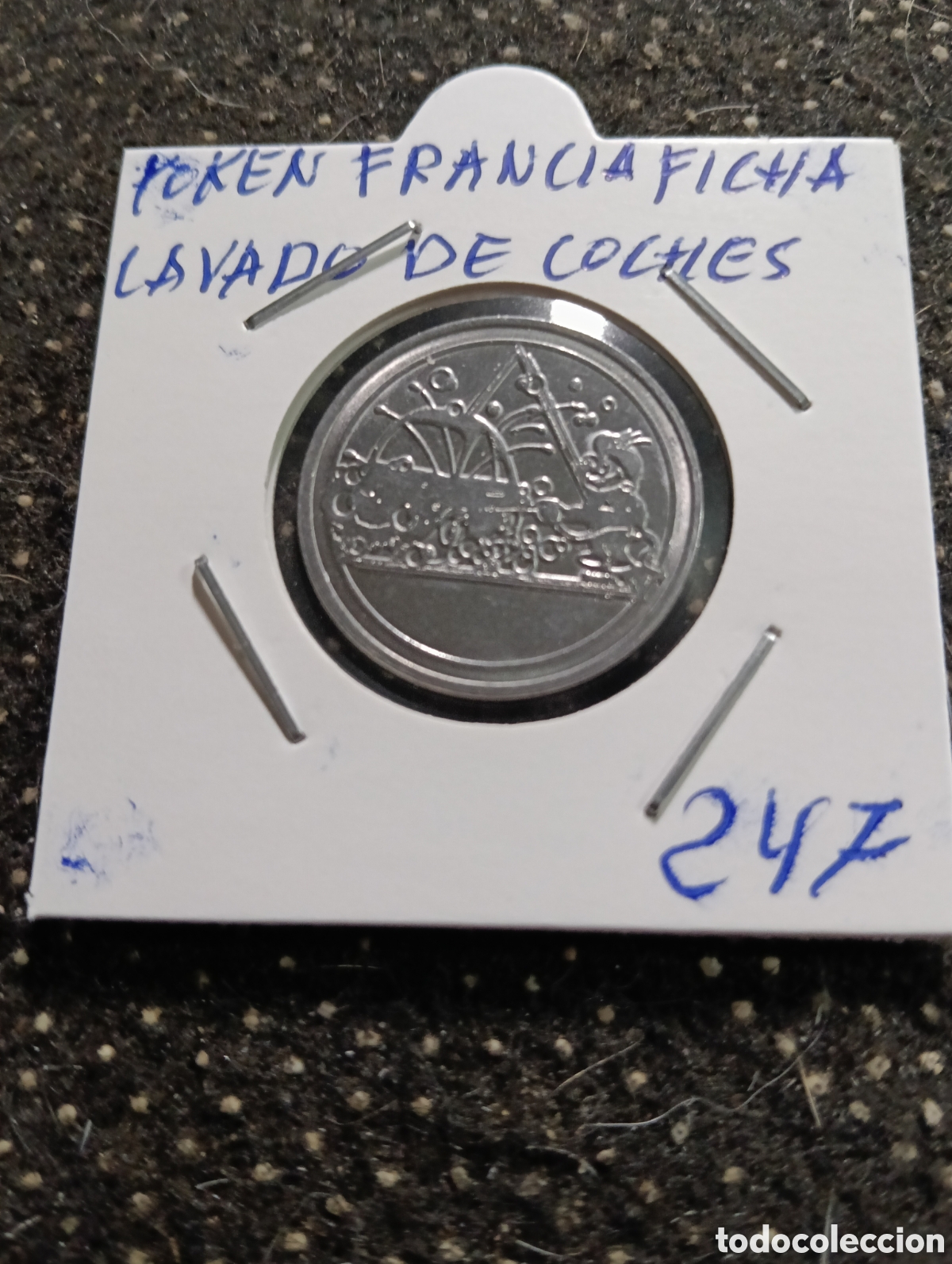 Monedas locales: Token o Jeton Francia ficha lavado de coches