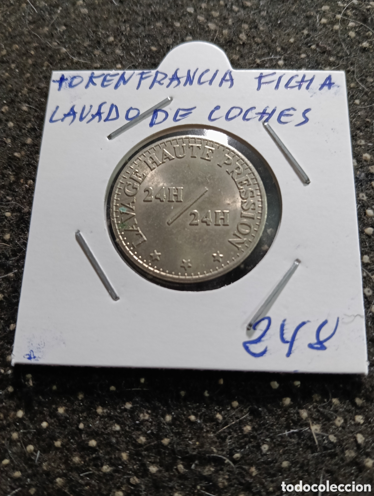 Monedas locales: Token o Jeton Francia ficha lavado de coches