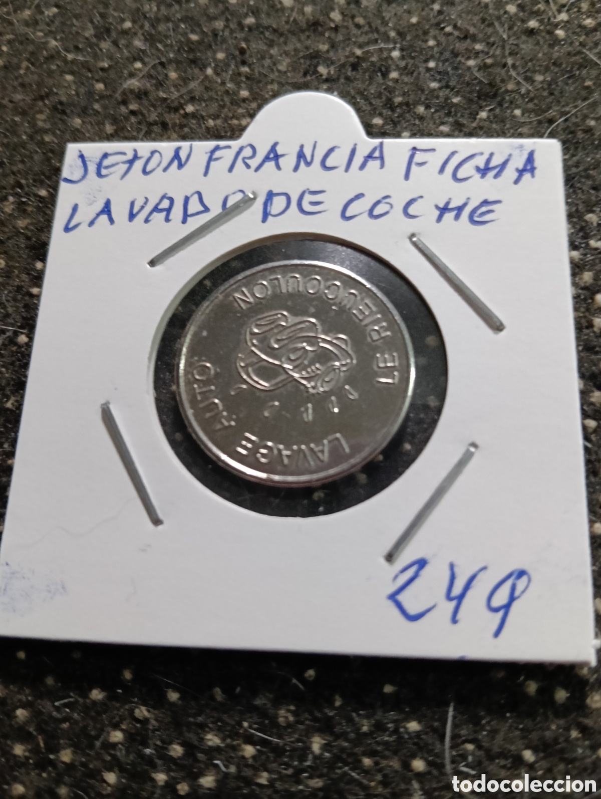Monedas locales: Token o Jeton Francia ficha lavado de coches