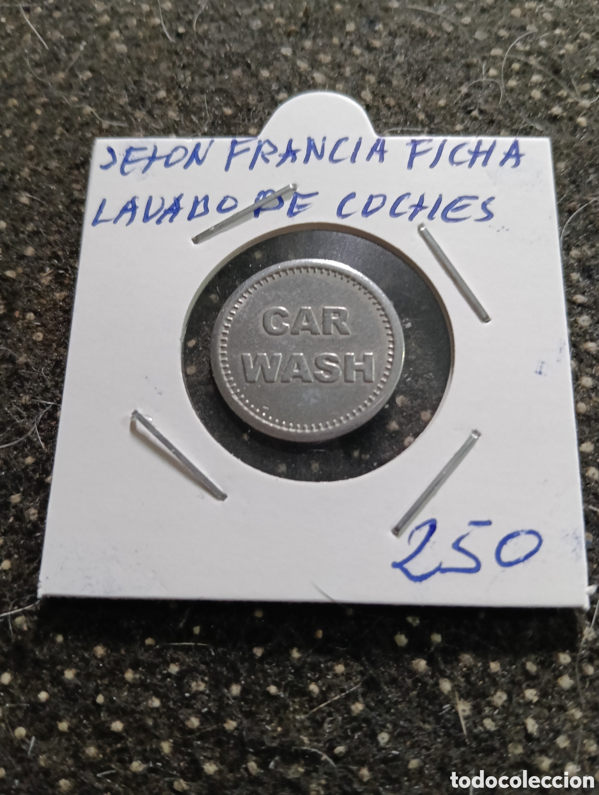 Monedas locales: Token o Jeton Francia ficha lavado de coches