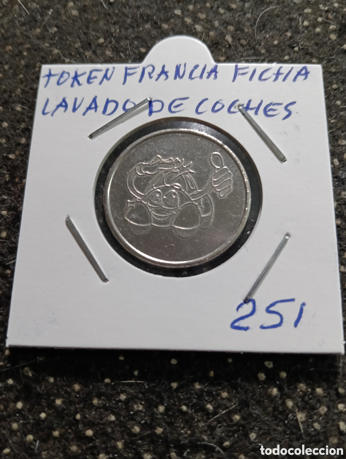 Monedas locales: Token o Jeton Francia ficha lavado de coches