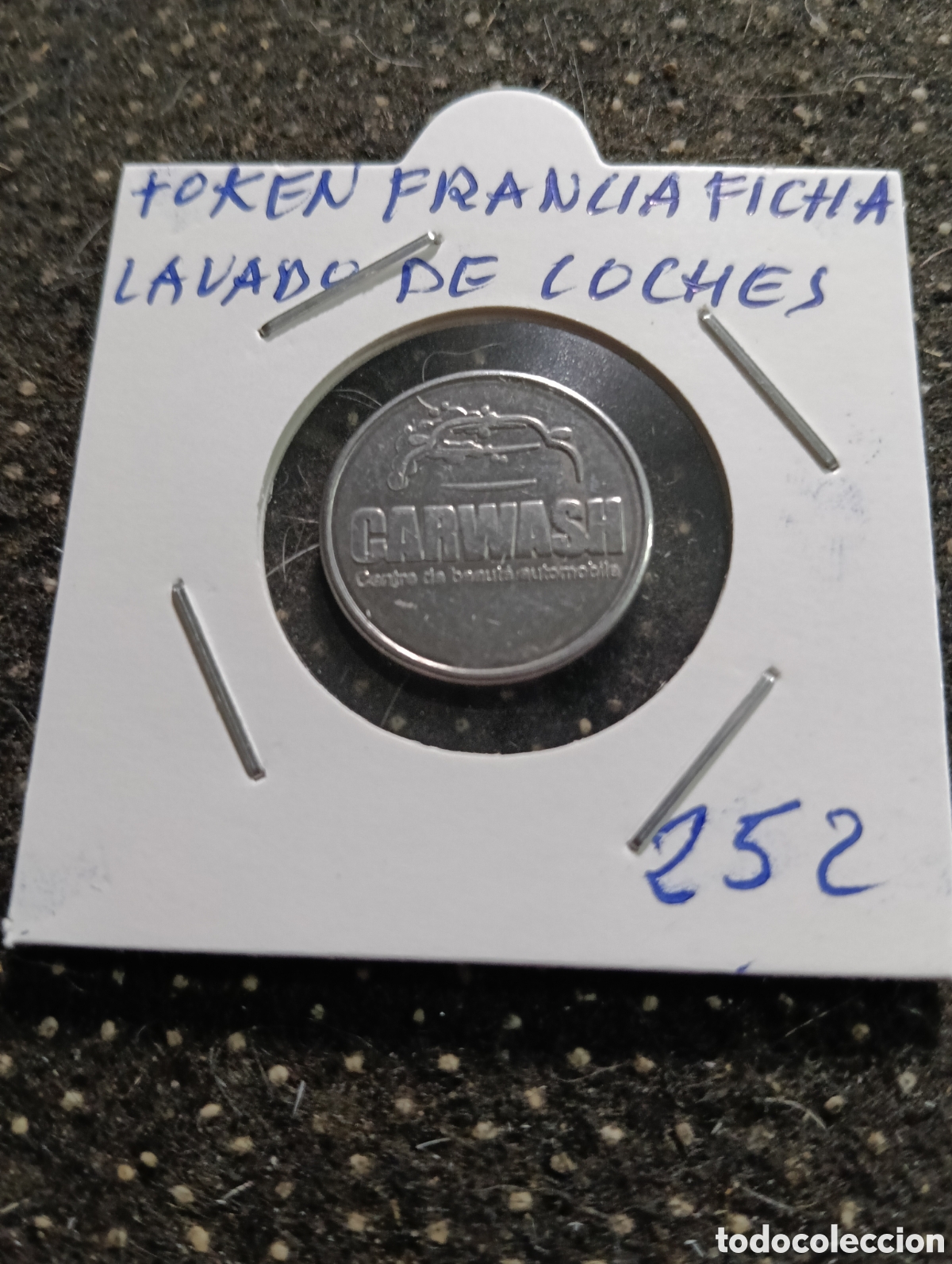 Monedas locales: Token o Jeton Francia ficha lavado de coches