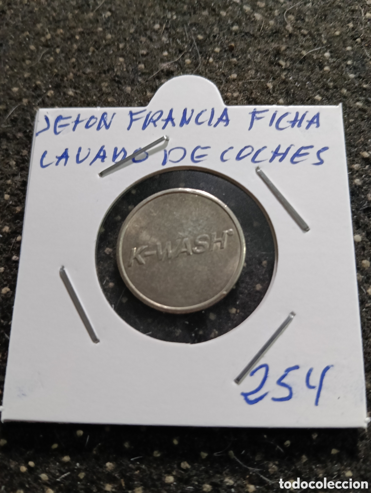 Monedas locales: Token o Jeton Francia ficha lavado de coches