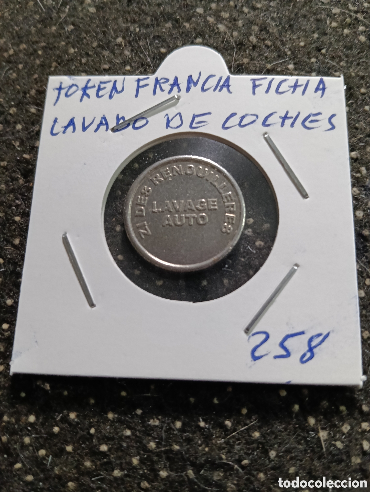 Monedas locales: Token o Jeton Francia ficha lavado de coches