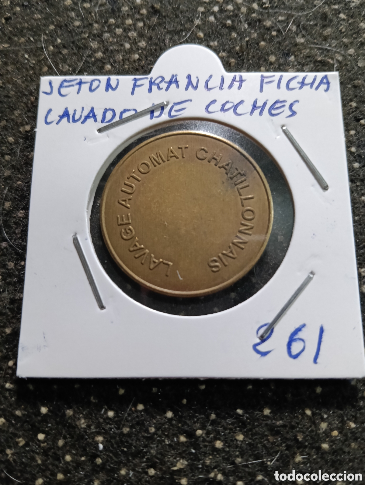Monedas locales: Token o Jeton Francia ficha lavado de coches