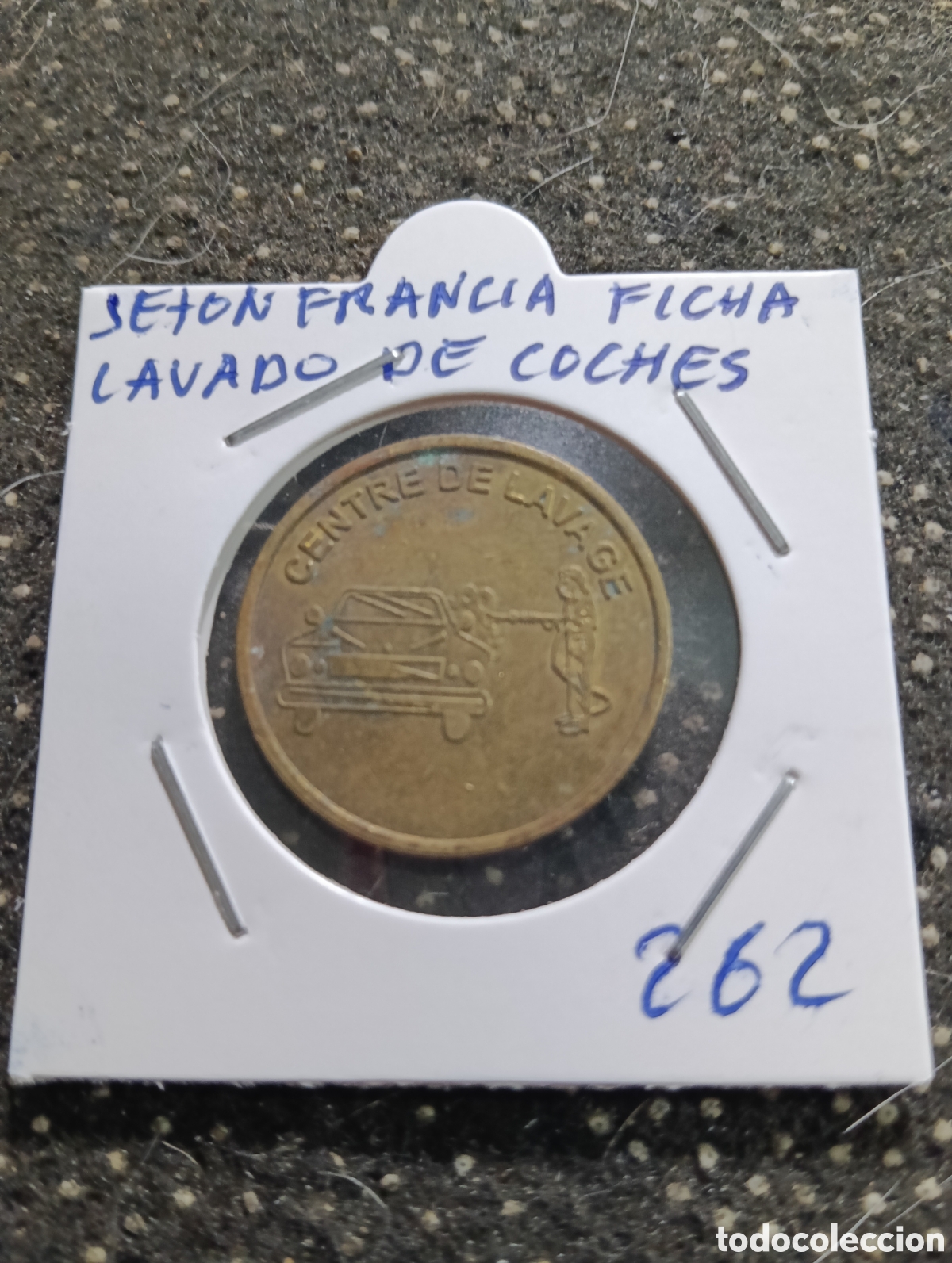 Monedas locales: Token o Jeton Francia ficha lavado de coches