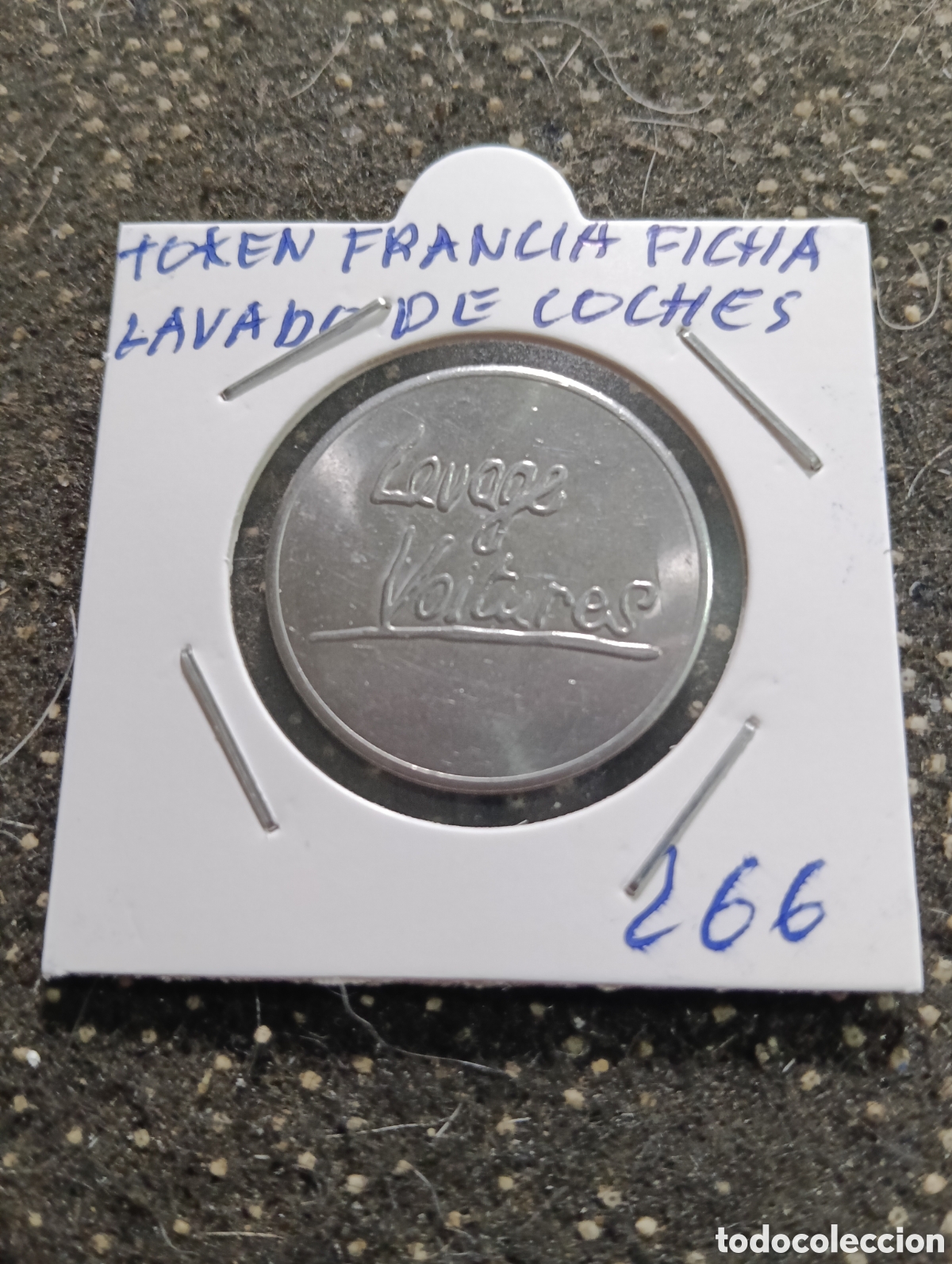 Monedas locales: Token o Jeton Francia ficha lavado de coches