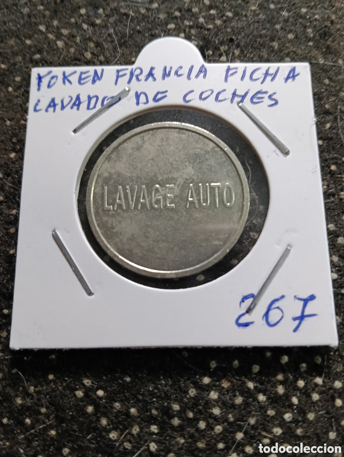 Monedas locales: Token o Jeton Francia ficha lavado de coches