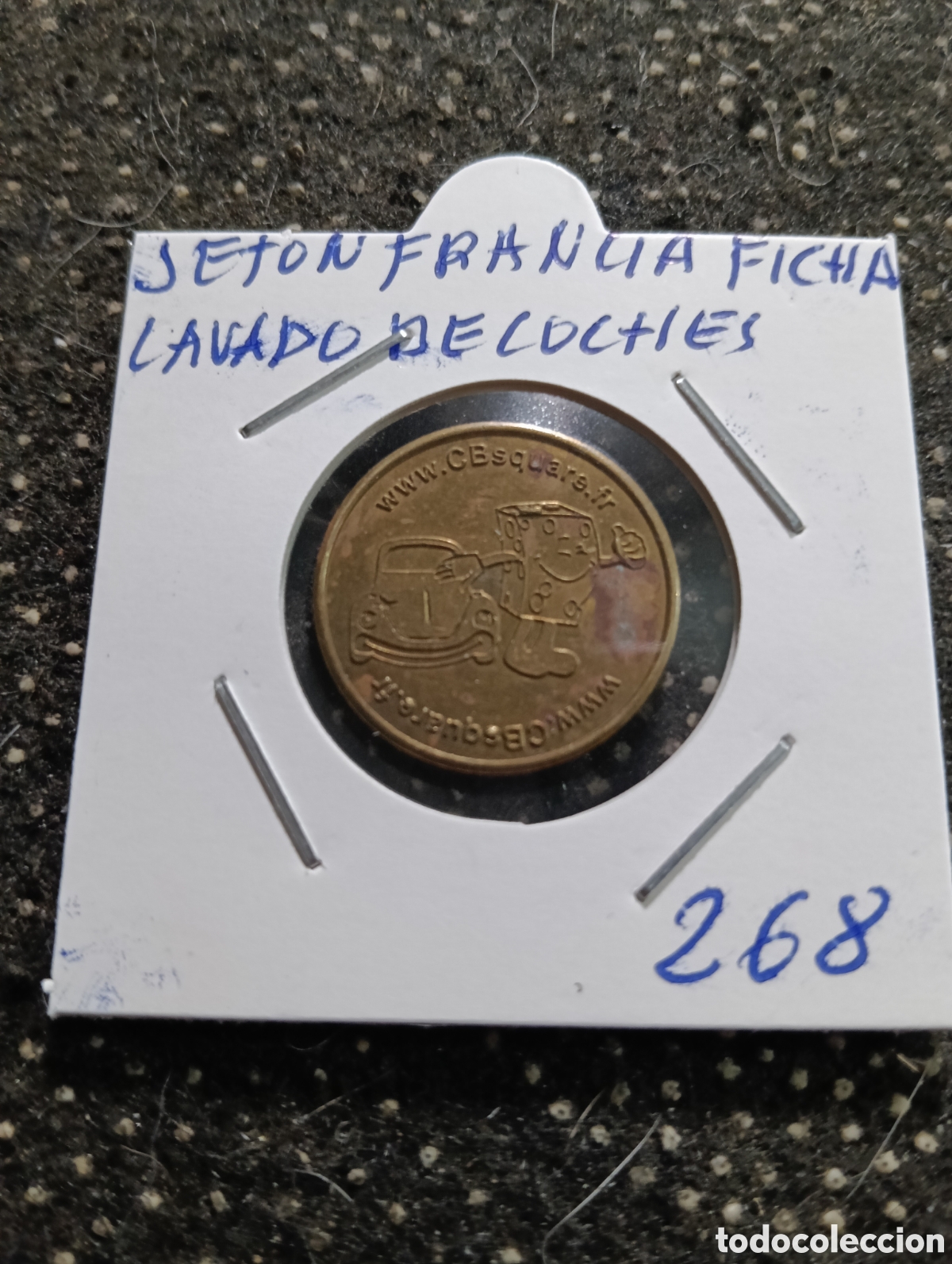 Monedas locales: Token o Jeton Francia ficha lavado de coches