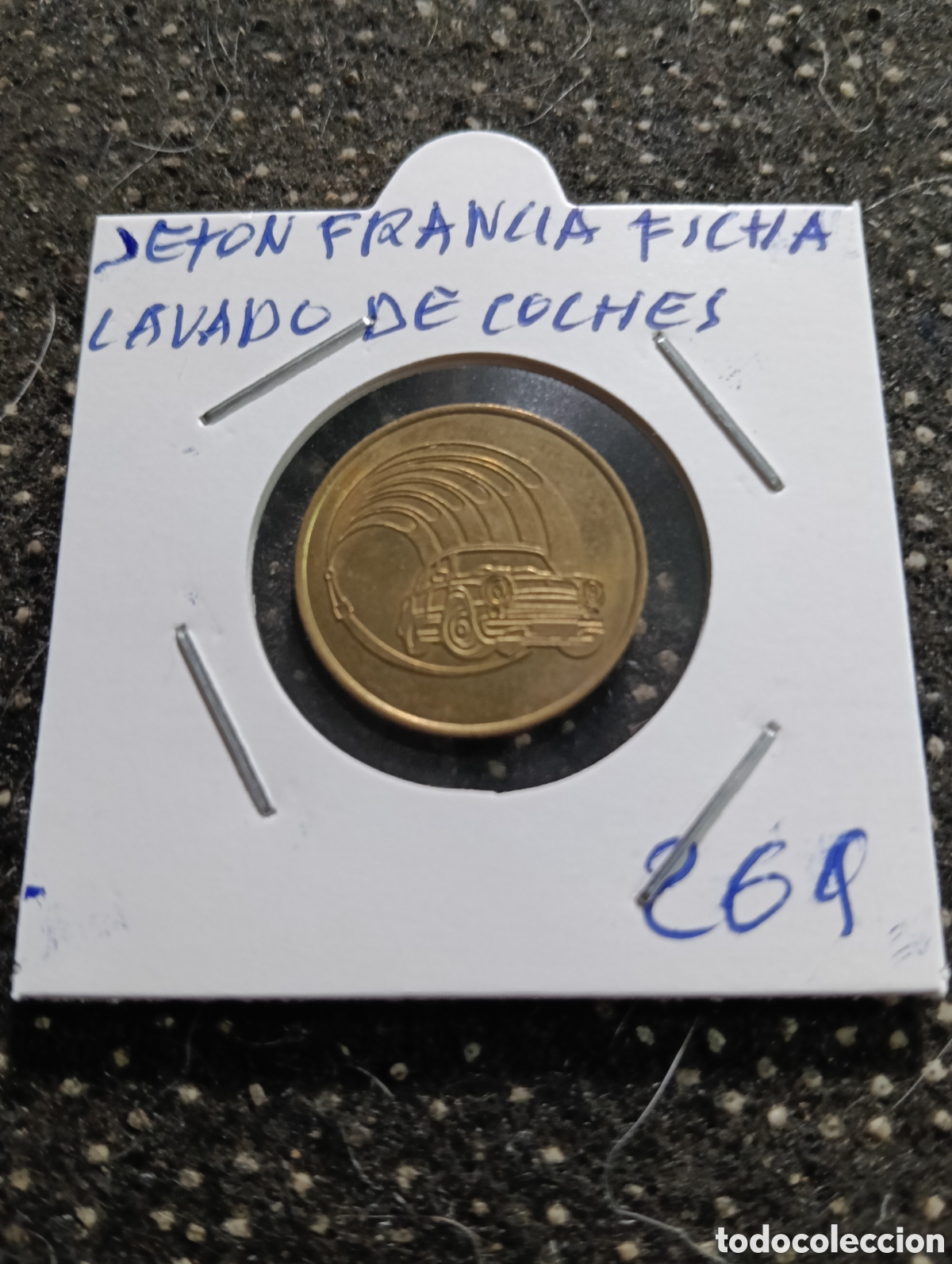 Monedas locales: Token o Jeton Francia ficha lavado de coches