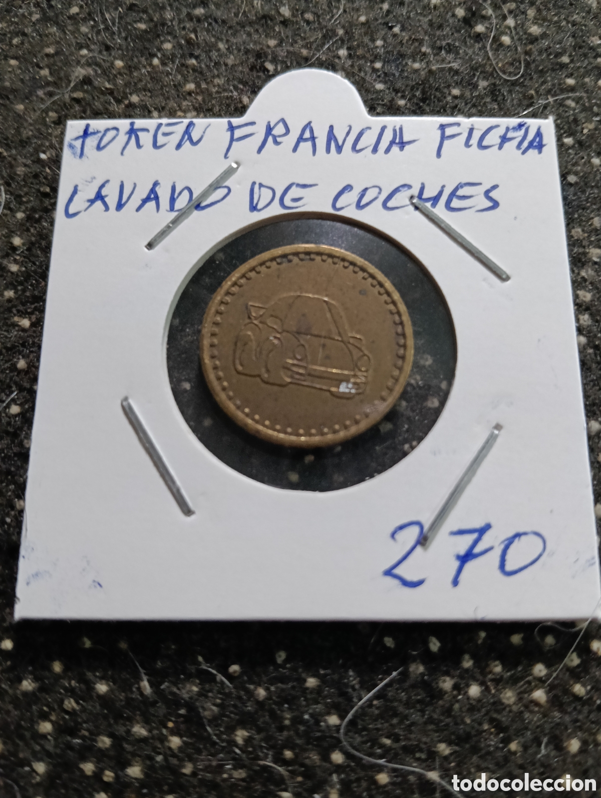Monedas locales: Token o Jeton Francia ficha lavado de coches