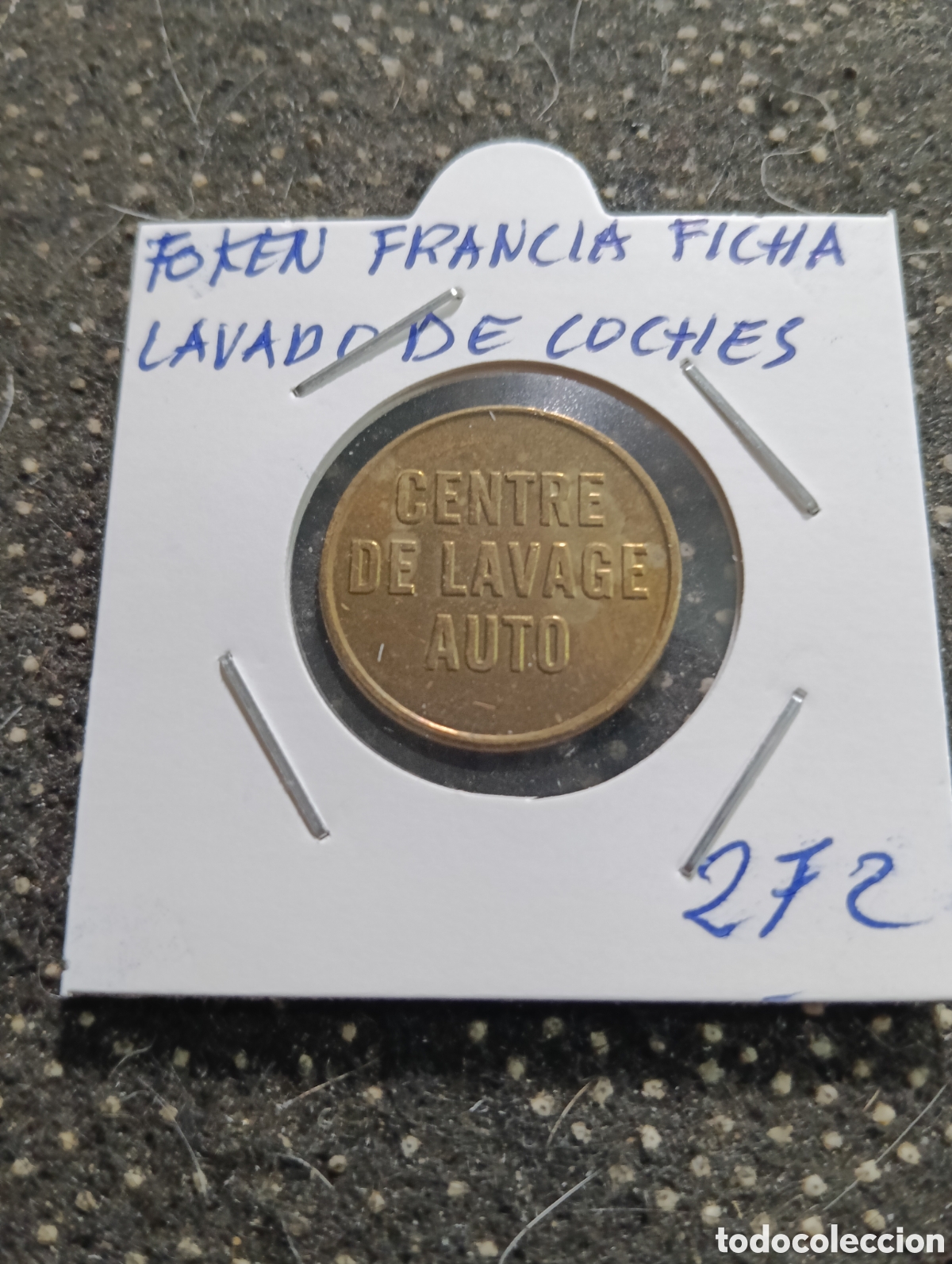 Monedas locales: Token o Jeton Francia ficha lavado de coches