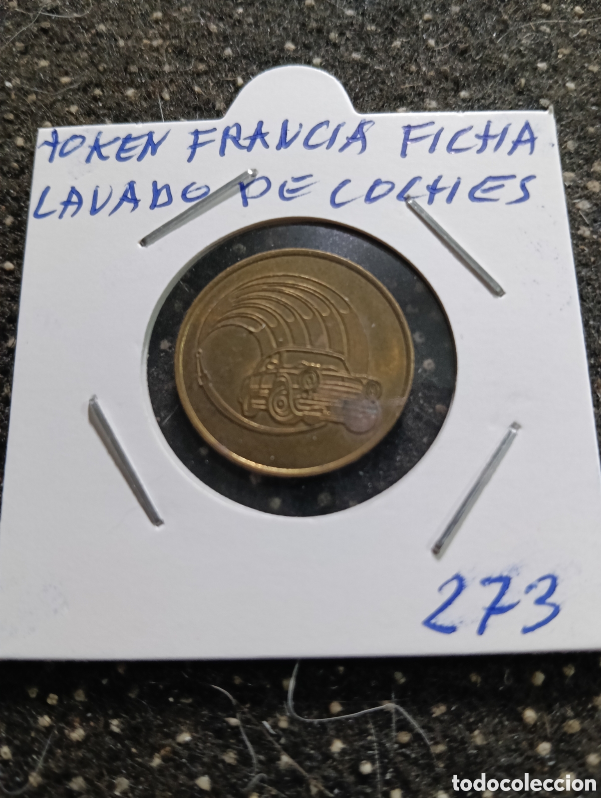 Monedas locales: Token o Jeton Francia ficha lavado de coches