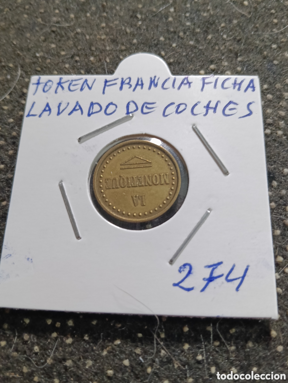 Monedas locales: Token o Jeton Francia ficha lavado de coches