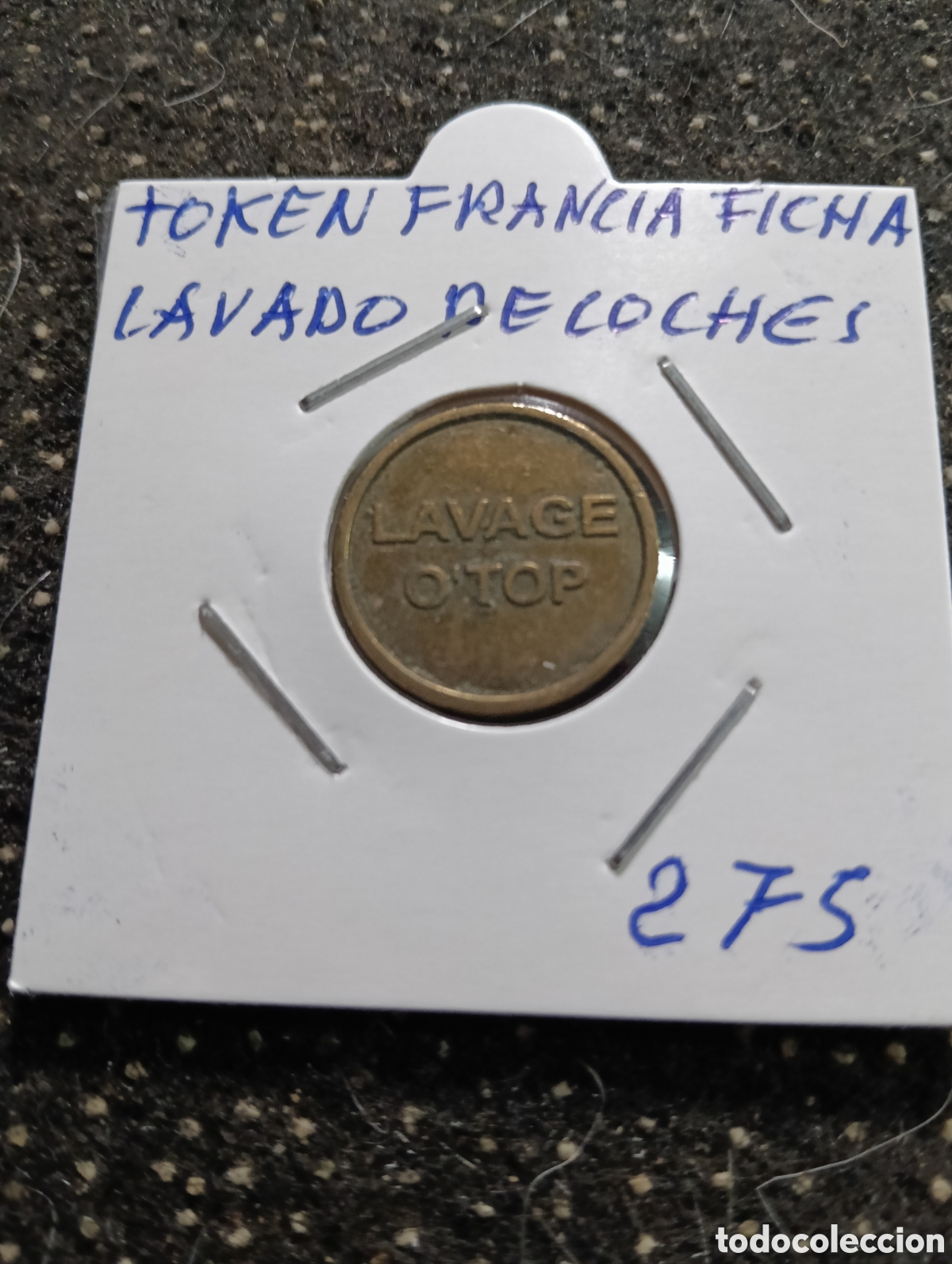 Monedas locales: Token o Jeton Francia ficha lavado de coches