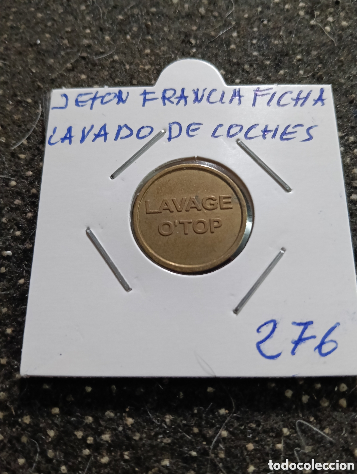 Monedas locales: Token o Jeton Francia ficha lavado de coches