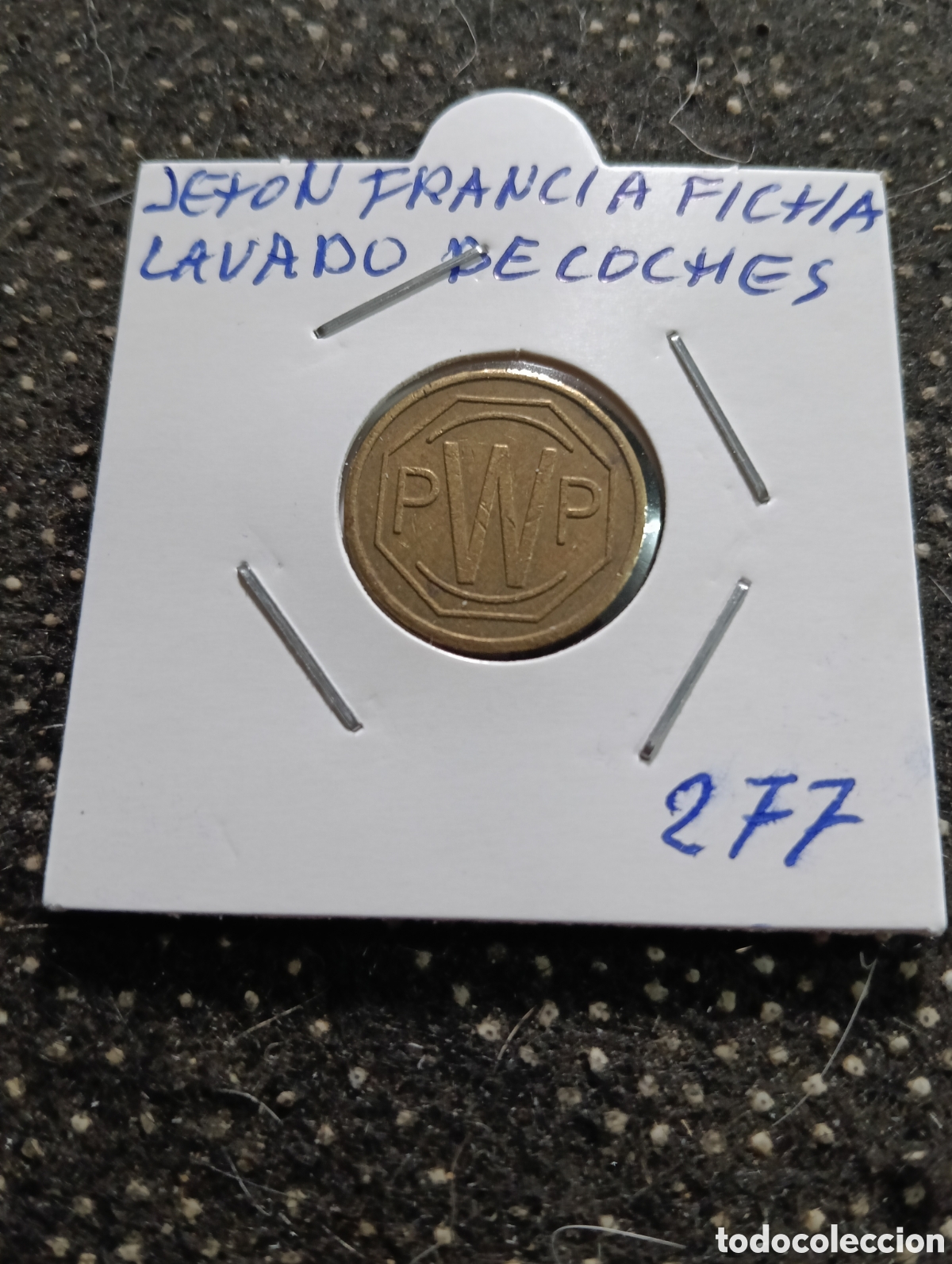 Monedas locales: Token o Jeton Francia ficha lavado de coches