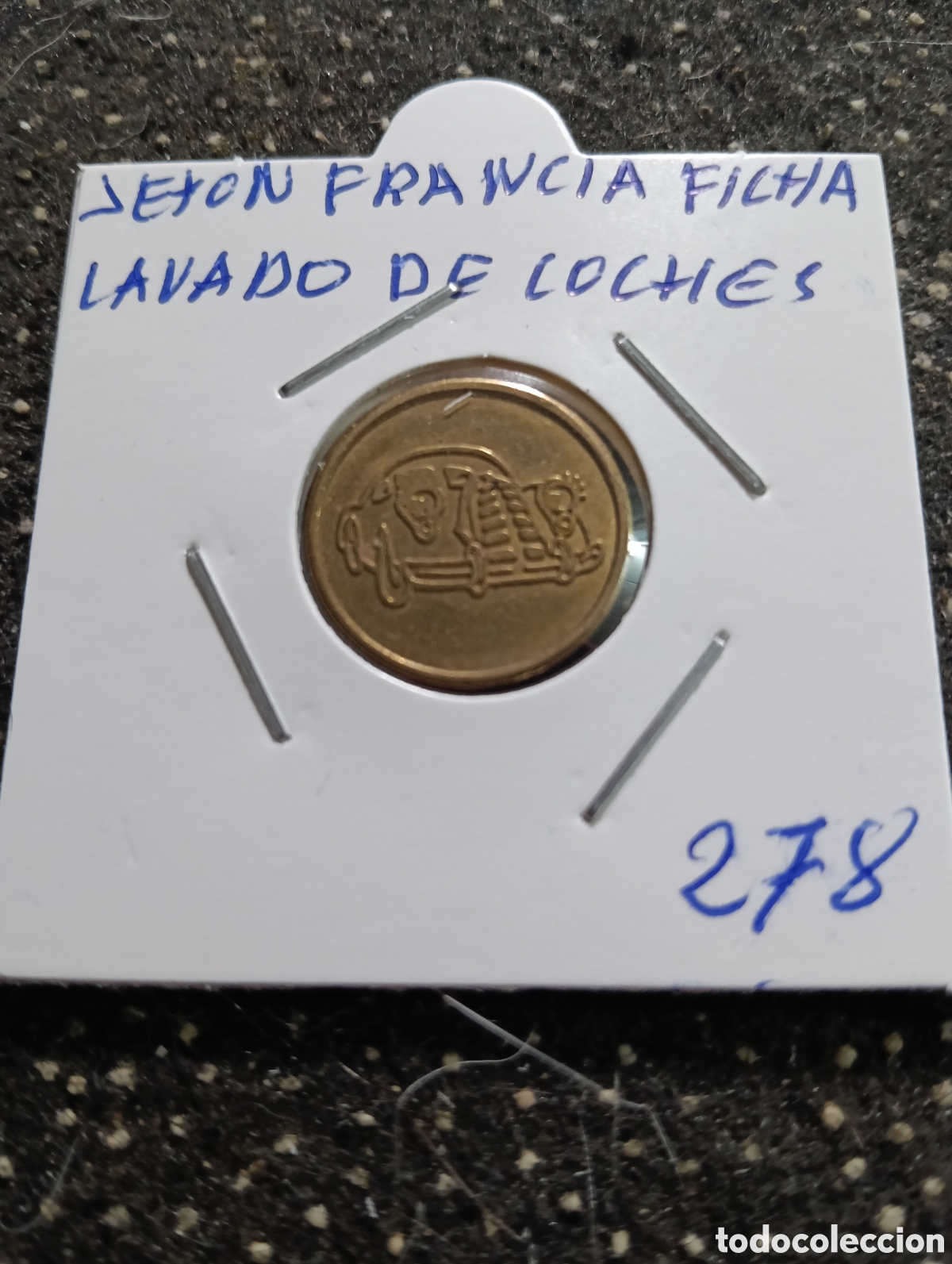 Monedas locales: Token o Jeton Francia ficha lavado de coches