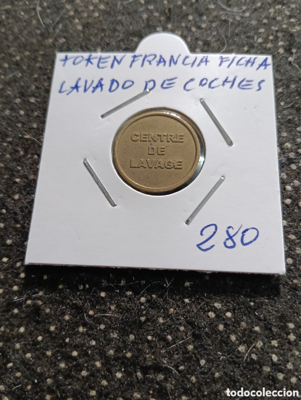 Monedas locales: Token o Jeton Francia ficha lavado de coches