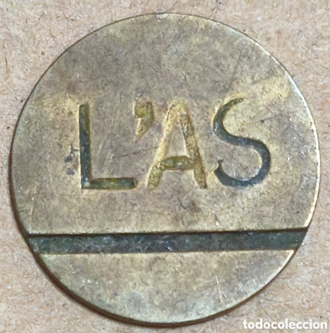 Monedas locales: AL NO CAT - Bar L'As - Barcelona - 1 peseta