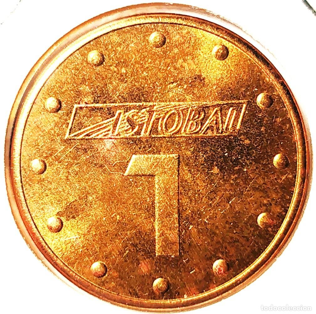 Monedas locales: ESPA&Ntilde;A - FICHA COMERCIAL - CAR WASH TOKEN - 1999-2004 - ISTOBAL 1 - A - 7,67 GR. LATON - DIAMETRO 24