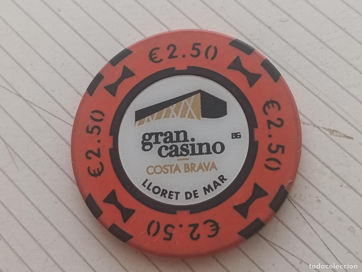 Monedas locales: Ficha de casino. Gran Casino de Lloret de Mar, Girona 2,50 E