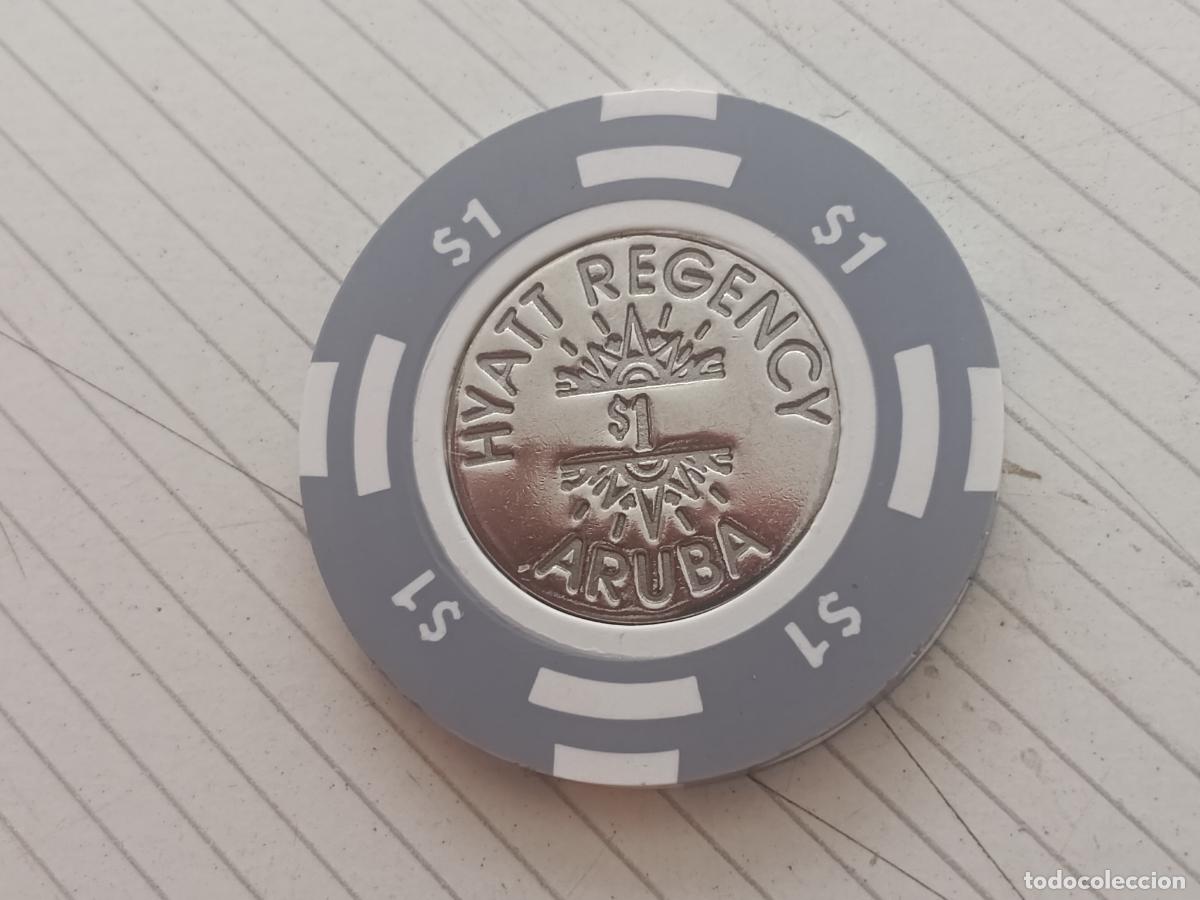 Monedas locales: Ficha Casino. Aruba, Antillas holandesas