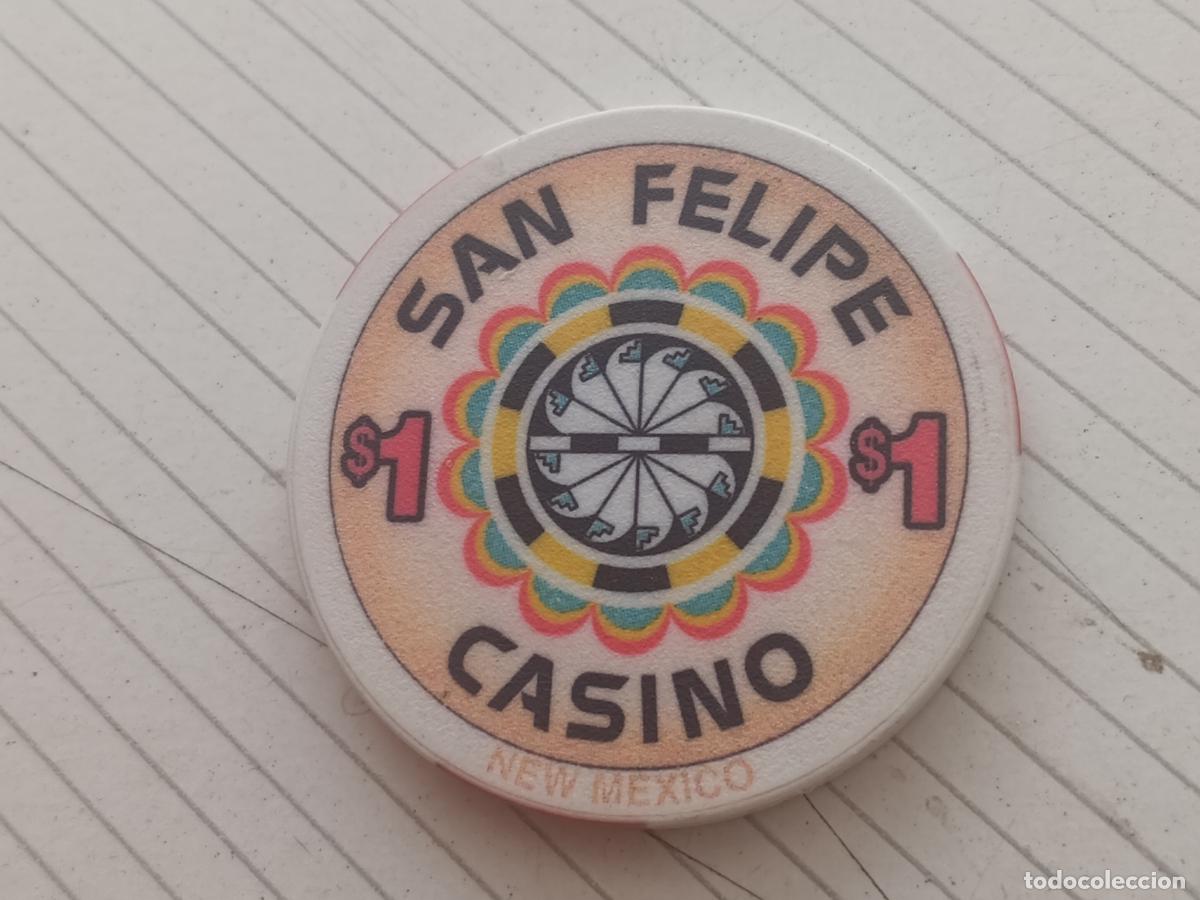 Monedas locales: Ficha de Casino. San Felipe, New Mexico, USA