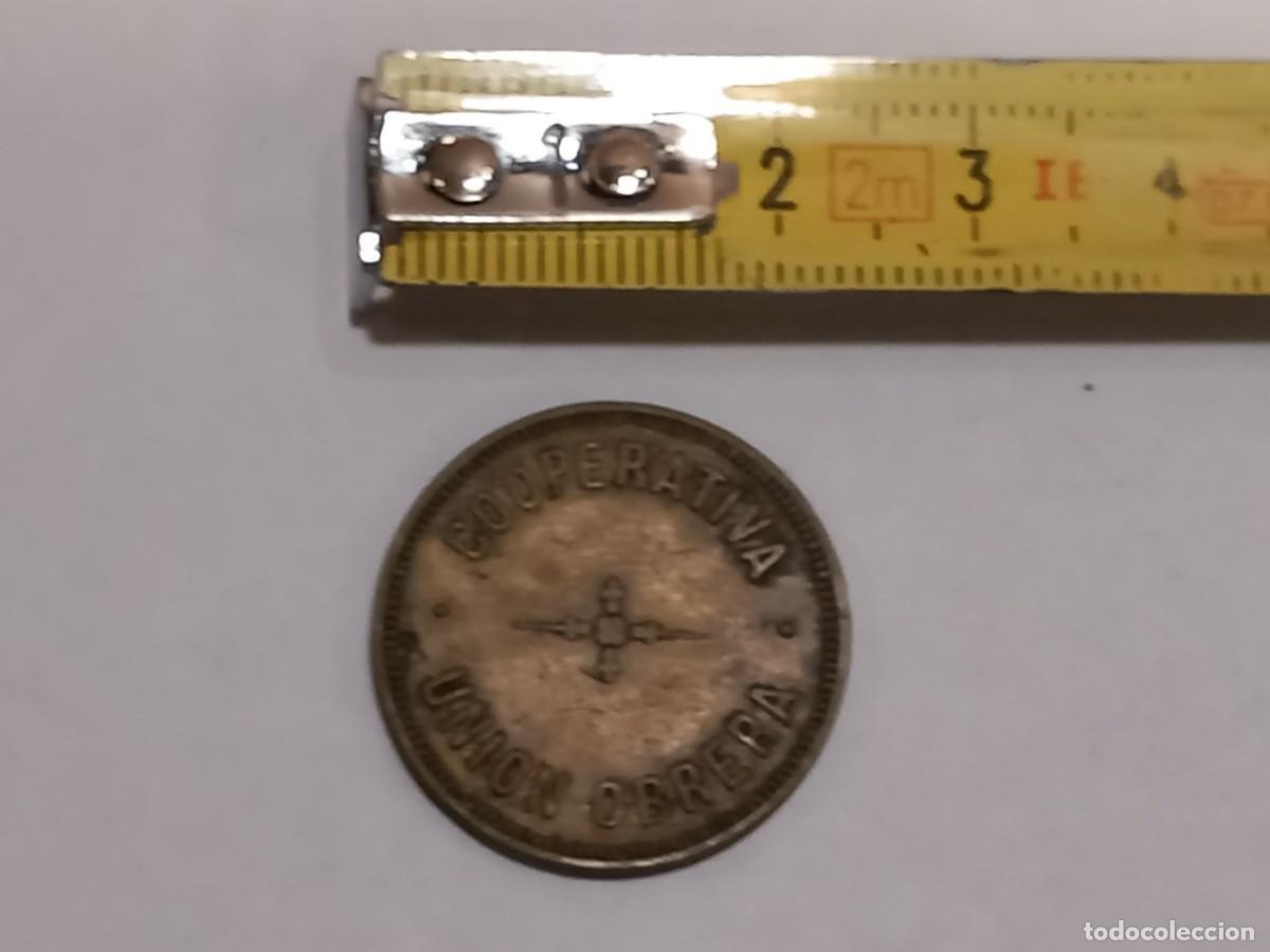 Monedas locales: CURIOSA MONEDA COOPERATIVA UNION OBRERA OLESA DE MONTSERRAT A&Ntilde;O 1921 / COMPRA MIN&Iacute;MA 5 &euro;