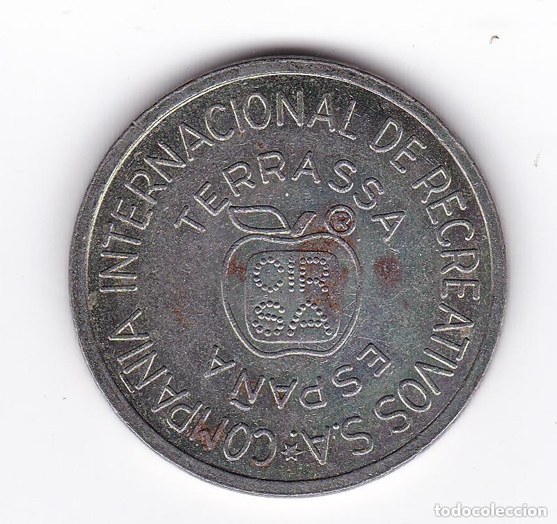 Local Coins: Compa&ntilde;&iacute;a internacional de recreativos. Cirsa. Terrassa. Moneda Ficha local o comercial.