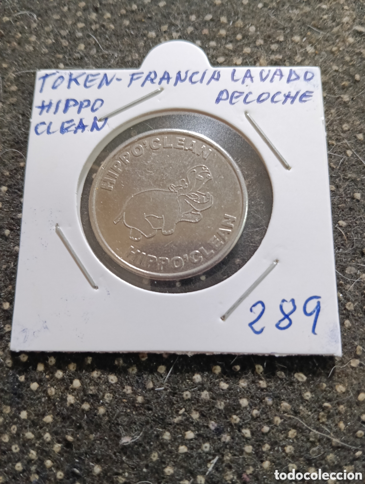 Monedas locales: Token o Jeton Francia lavado de coches Hippo Clean