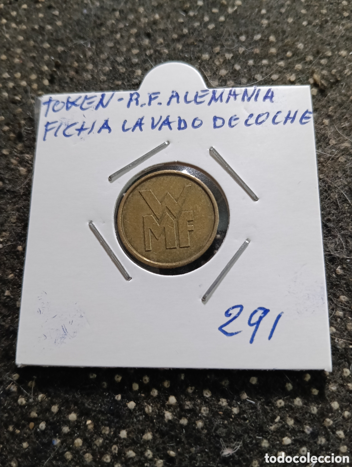 Monedas locales: Token o Jeton R.F. Alemania lavado de coches W.M.F.