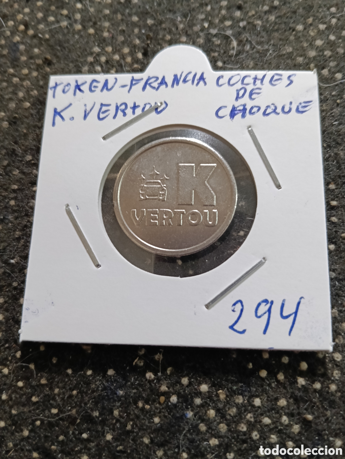 Monedas locales: Token o Jeton Francia coches de choque K. Vertou