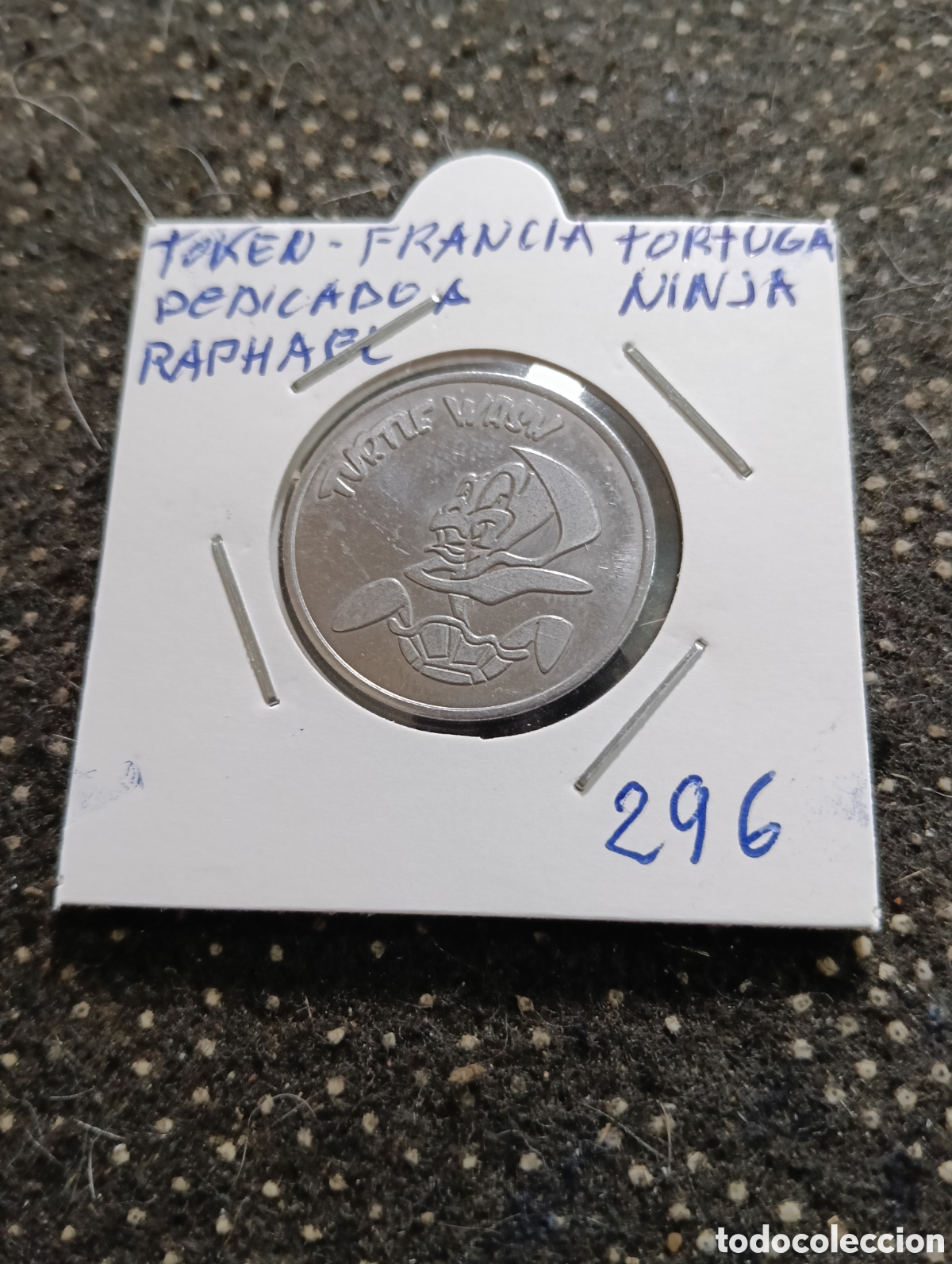 Monedas locales: Token o Jeton Francia Tortugas Ninja dedicada a Raphael
