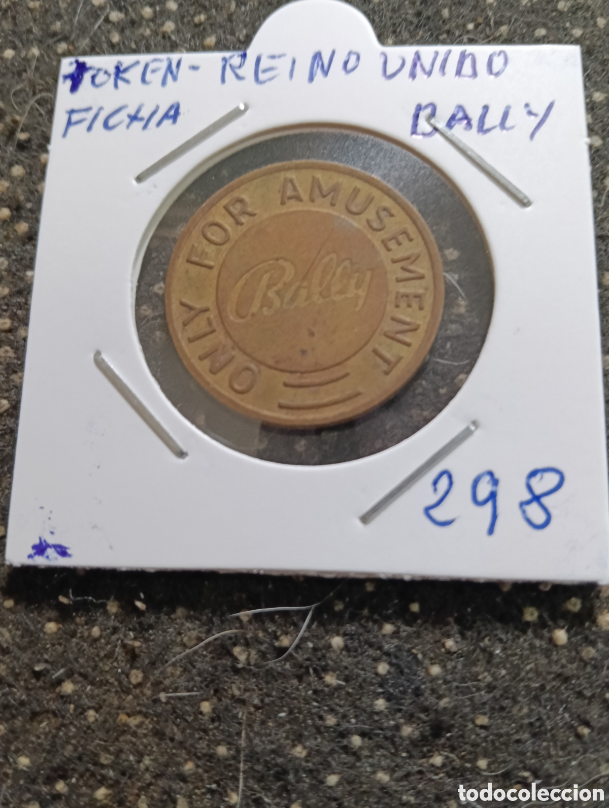 Monedas locales: Token o Jeton Reino Unido Ficha Bally