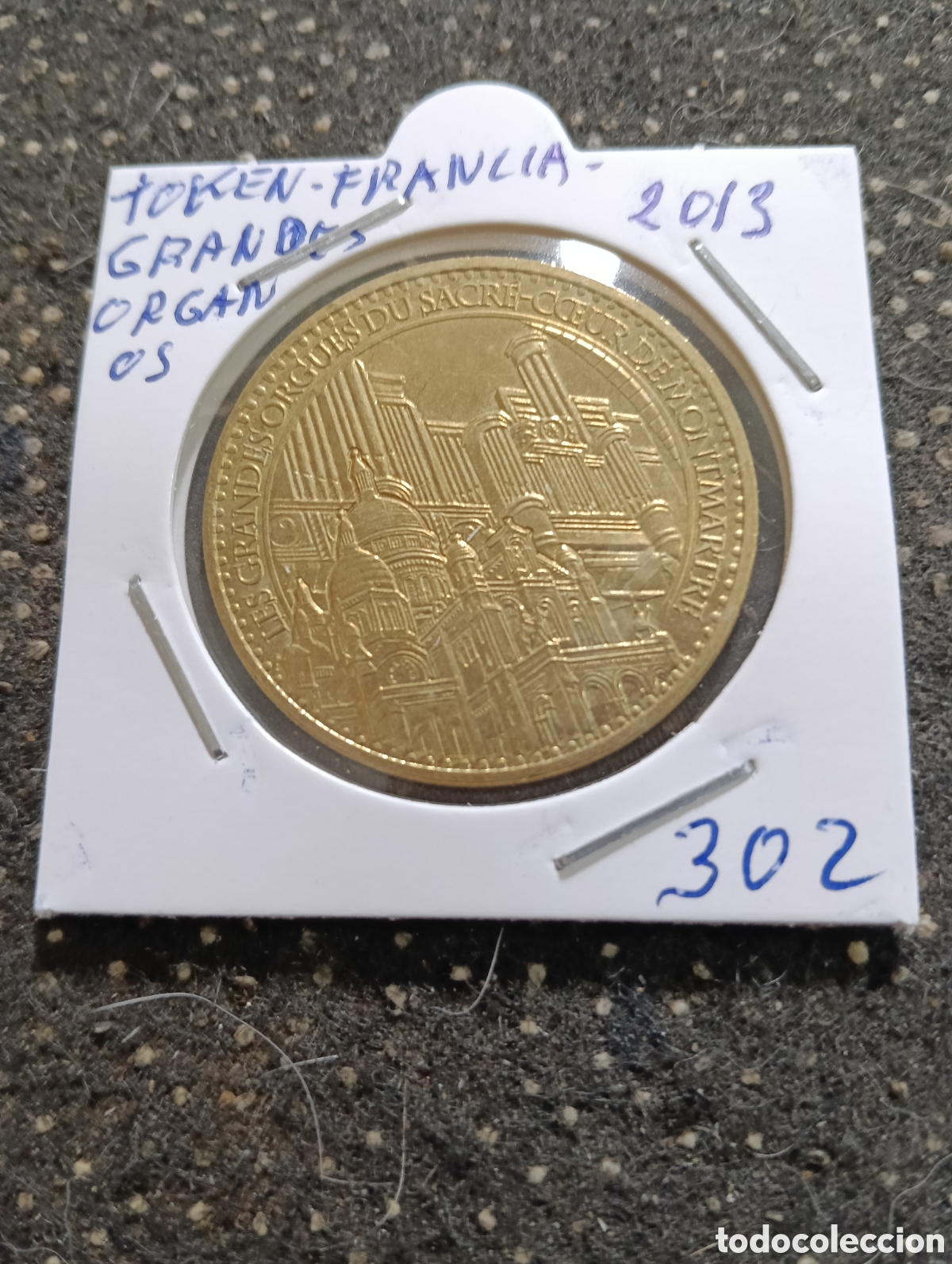 Monedas locales: Token o Jeton Francia Grandes &Oacute;rganos Par&iacute;s 2014