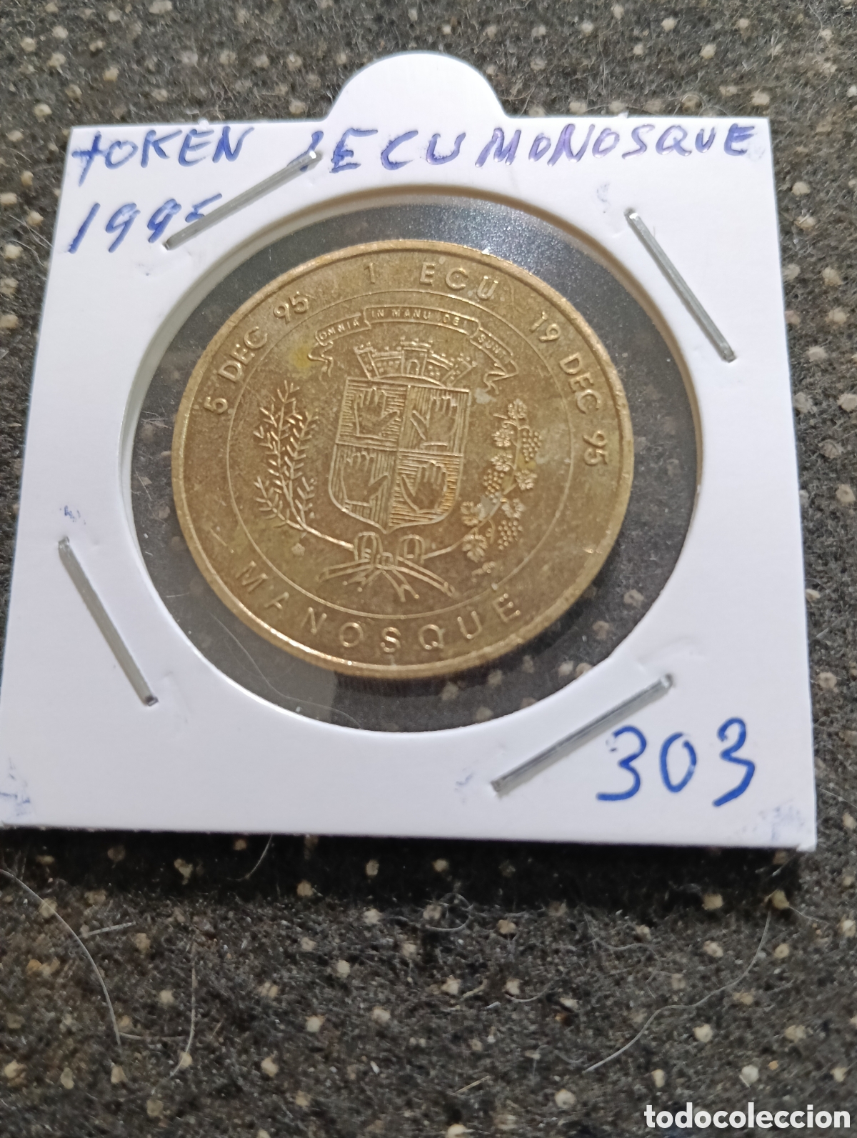 Monedas locales: Token o Jeton Francia ECU Monosque 1995