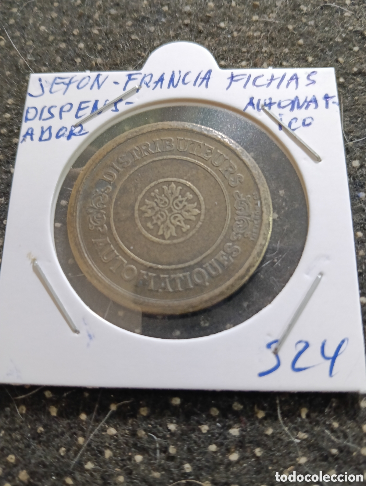 Monedas locales: Token o Jeton Francia fichas de dispensadores autom&aacute;ticos