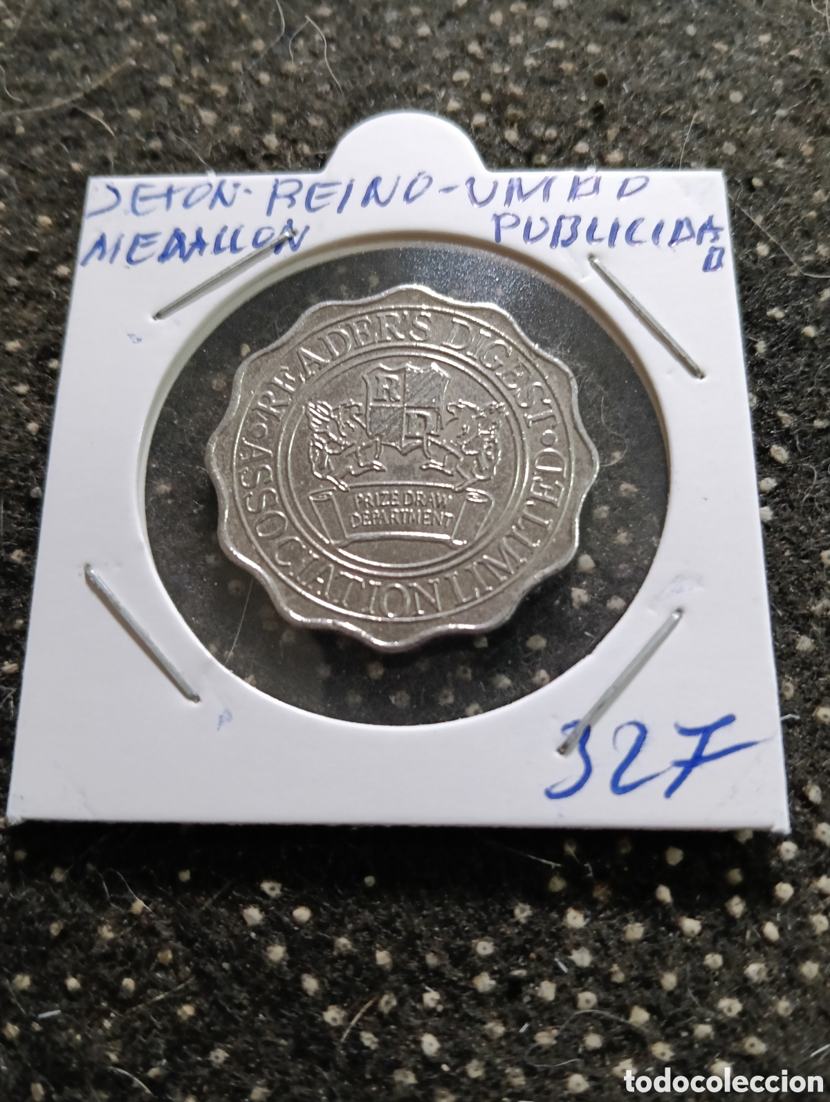 Monedas locales: Token o Jeton Reino Unido Medallones Publicidad