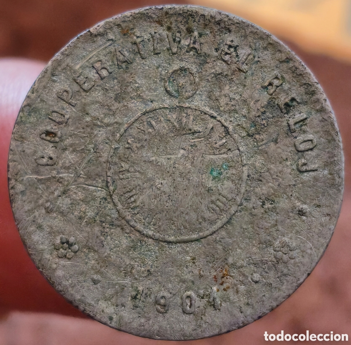 Monedas locales: AL1785 - Cooperativa El Reloj - Barcelona - 50 c&eacute;ntimos