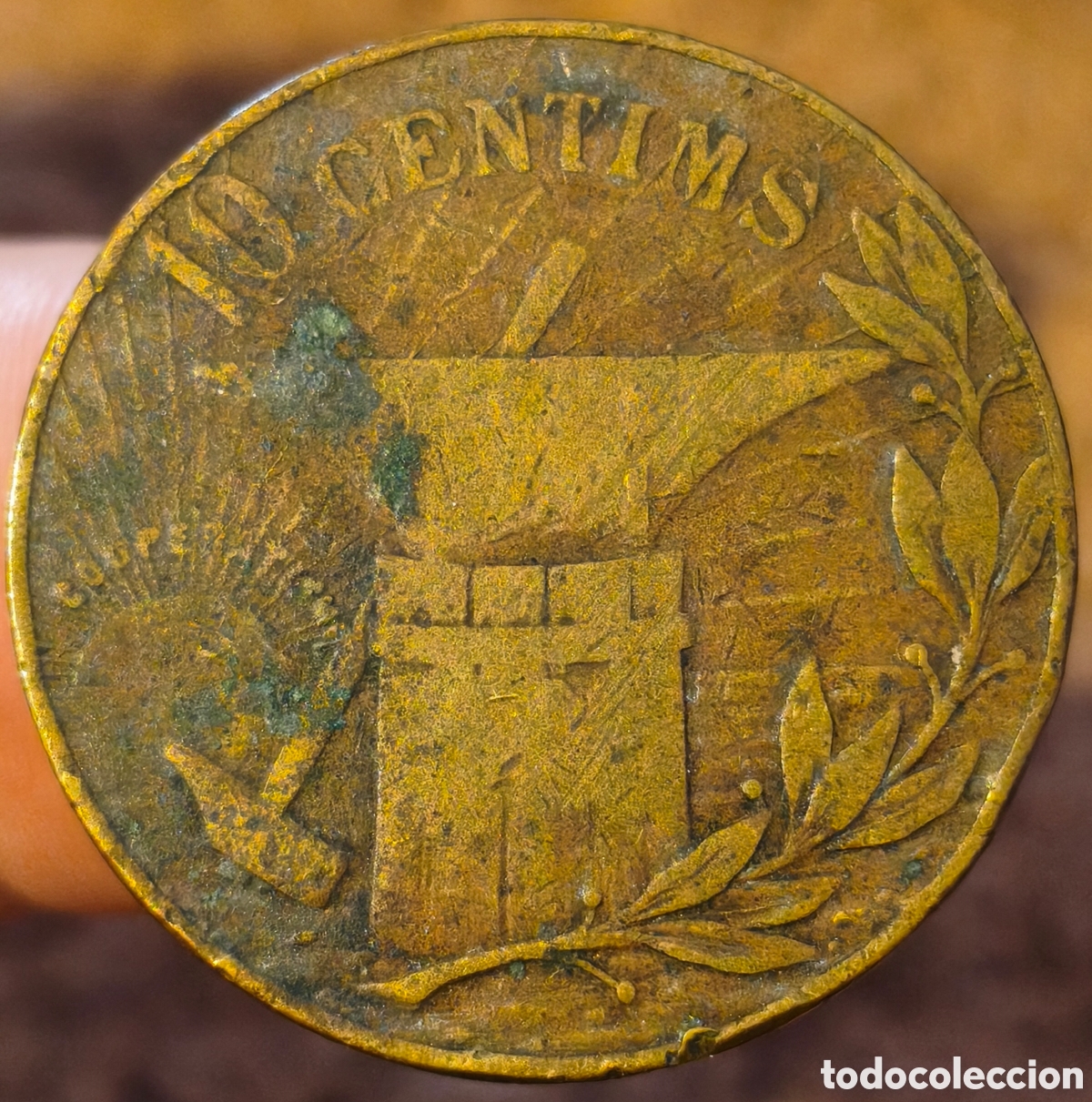 Monedas locales: AL1541 - Cooperativa La Flor de Maig - 10 c&eacute;ntimos - Foto 2