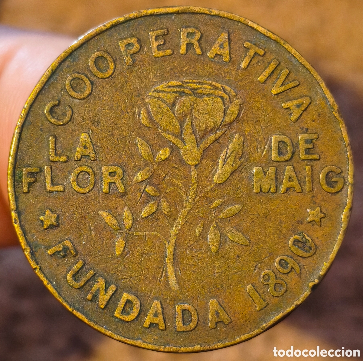 Monedas locales: AL1541 - Cooperativa La Flor de Maig - 10 c&eacute;ntimos
