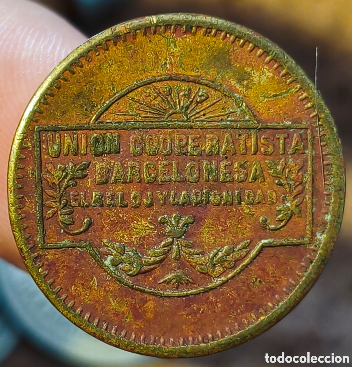 Monedas locales: AL942 - Uni&oacute;n Cooperatista Barcelonesa El Reloj y la Dignidad