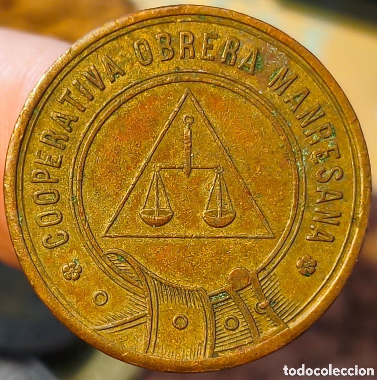 Monedas locales: AL3155 - Cooperativa Obrera Manresana - Manresa (Manresa) - 1 peseta