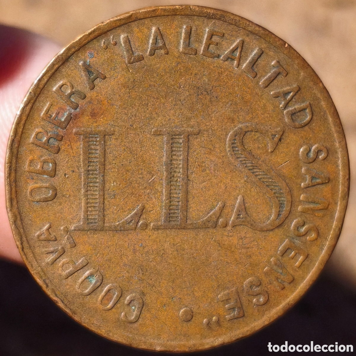 Monedas locales: AL1709 - Cooperativa Obrera La Lealtad Sansense - Sans (Barcelona) - 10 c&eacute;ntimos