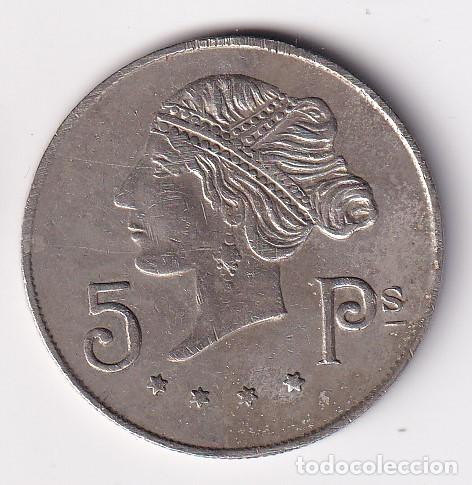 Moedas locais: FICHA DE CASINO DE 5 PESETAS (RARA)