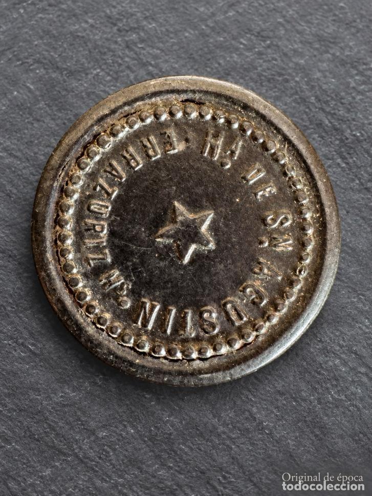 Monedas locales: (FCP-10)FICHA DE BAQUELITA H&ordf;.SN.AGUSTIN ERRAZURIZ 1,50$ - CHILE