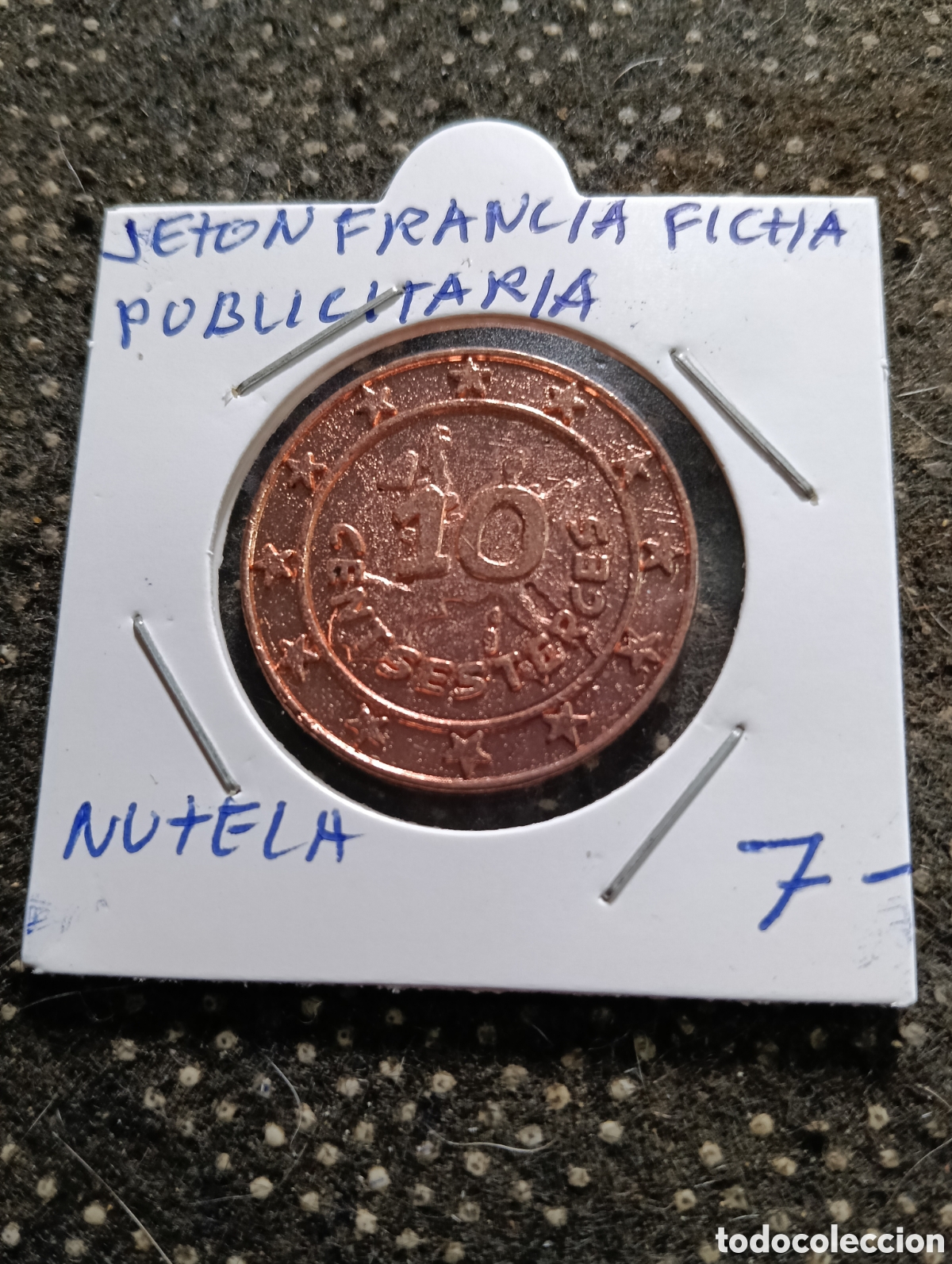 Monedas locales: Token o Jeton Francia ficha publicitaria Nutella
