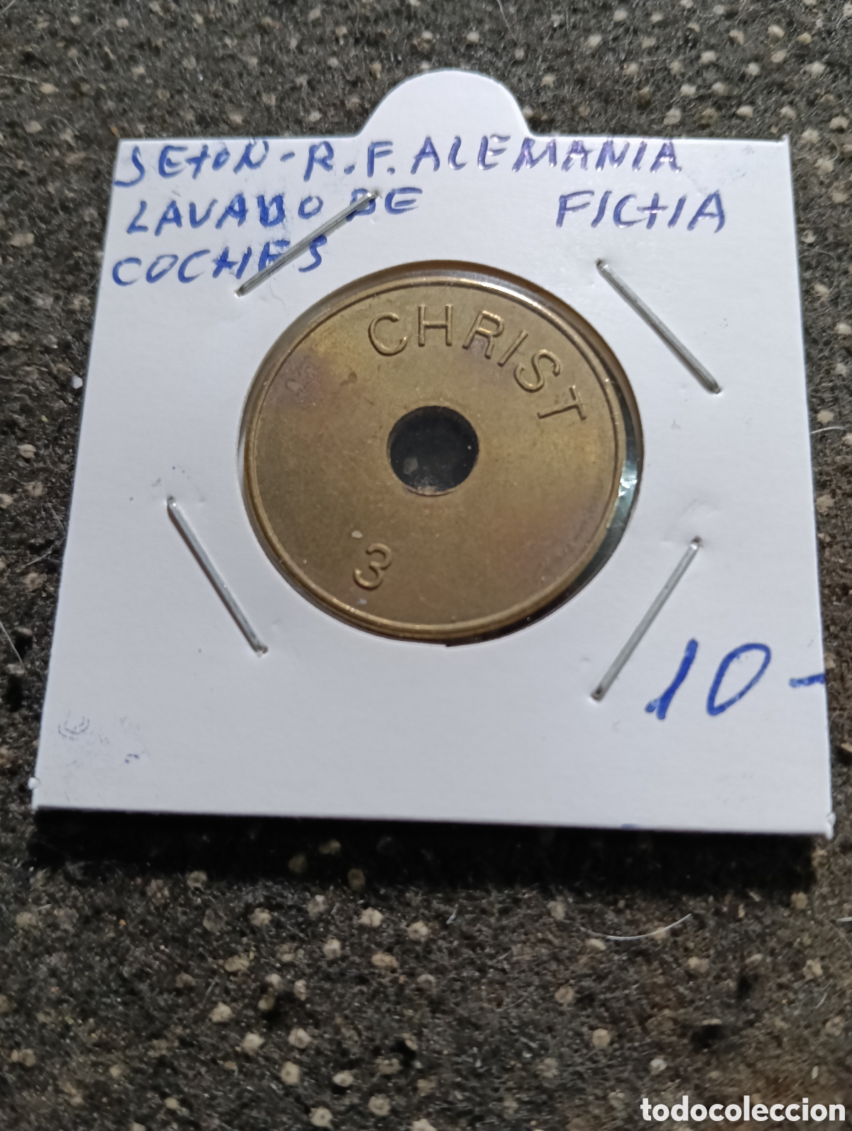 Monedas locales: Token o Jeton Republica Federal de Alemania ficha lavado de coches